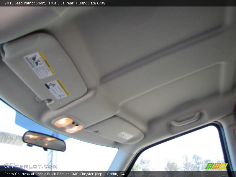 True Blue Pearl / Dark Slate Gray 2013 Jeep Patriot Sport