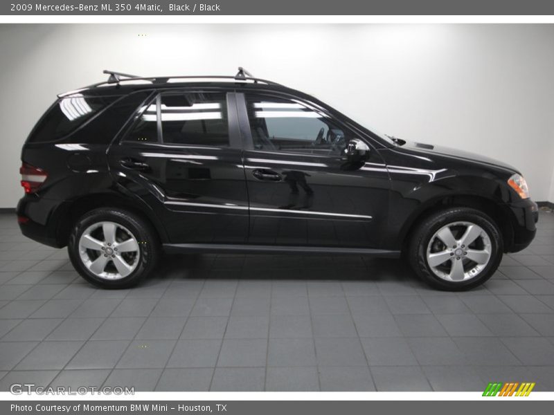 Black / Black 2009 Mercedes-Benz ML 350 4Matic