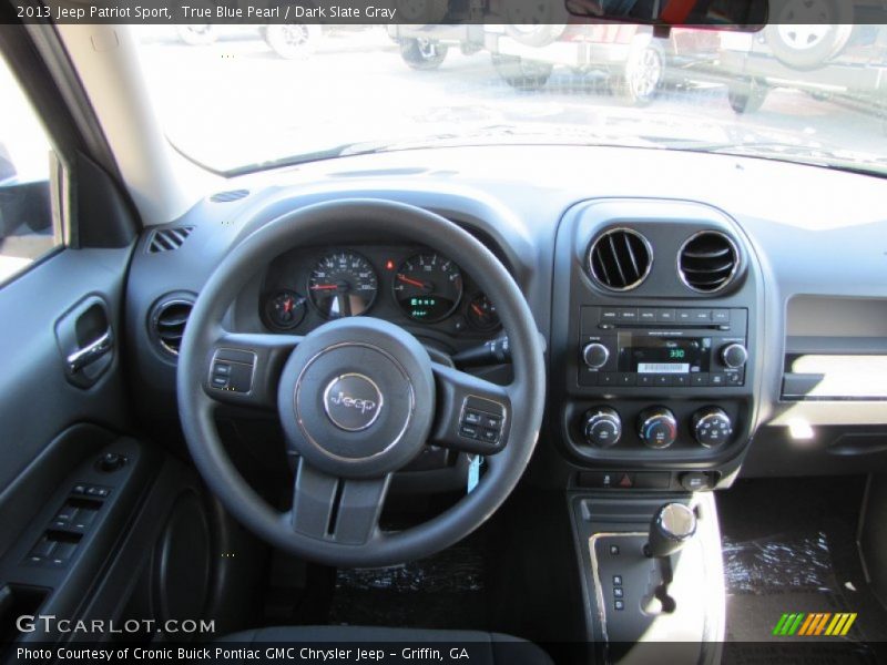 True Blue Pearl / Dark Slate Gray 2013 Jeep Patriot Sport