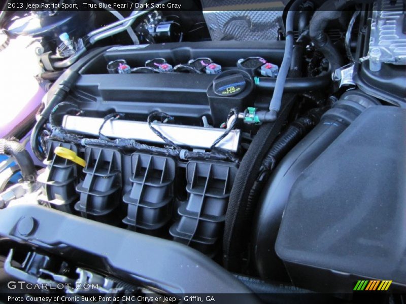 True Blue Pearl / Dark Slate Gray 2013 Jeep Patriot Sport