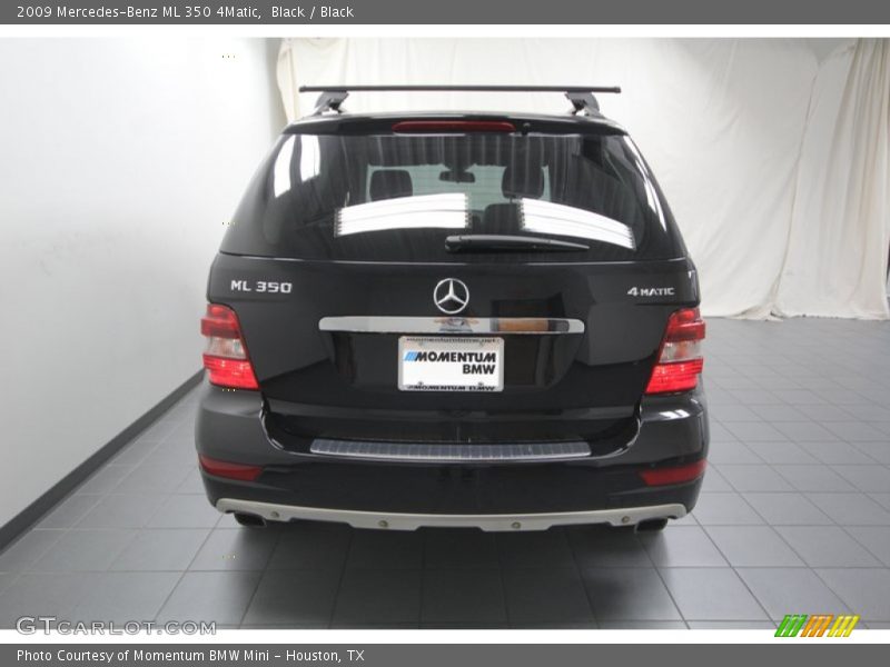 Black / Black 2009 Mercedes-Benz ML 350 4Matic
