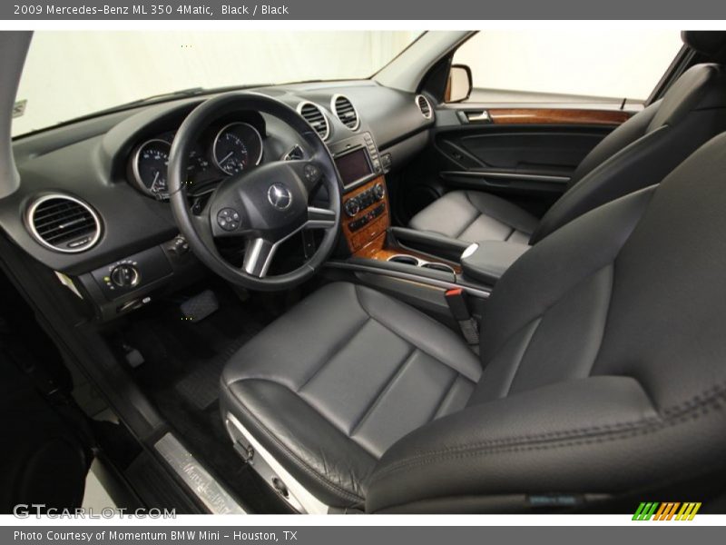 Black Interior - 2009 ML 350 4Matic 