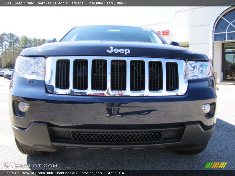 True Blue Pearl / Black 2013 Jeep Grand Cherokee Laredo X Package