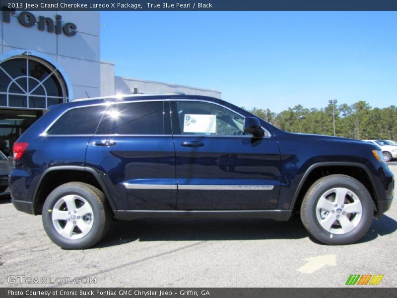 True Blue Pearl / Black 2013 Jeep Grand Cherokee Laredo X Package