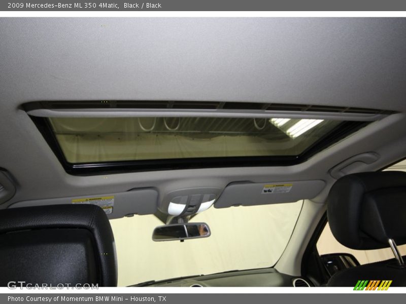 Black / Black 2009 Mercedes-Benz ML 350 4Matic
