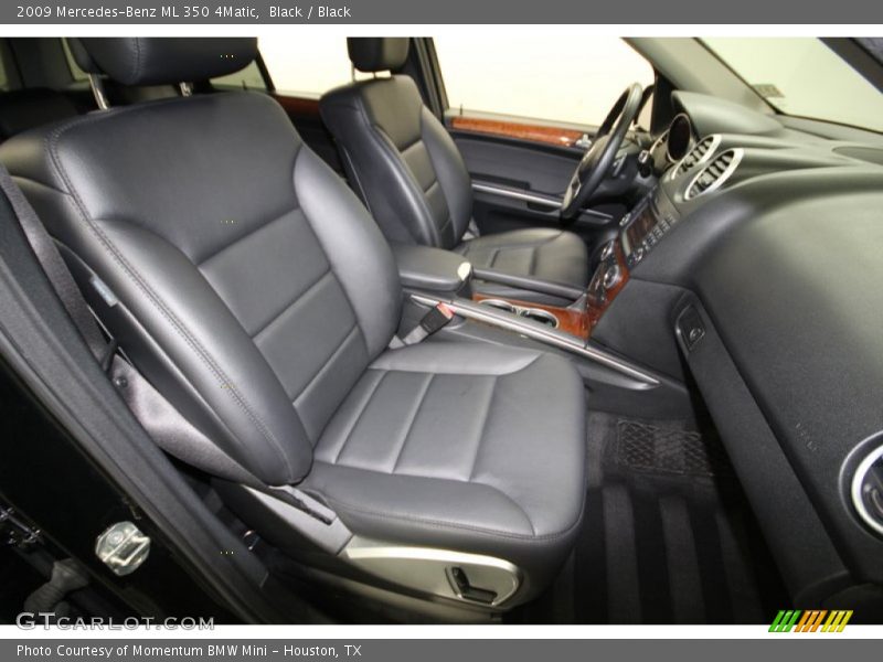 Black / Black 2009 Mercedes-Benz ML 350 4Matic