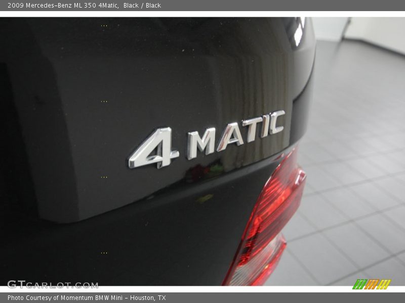 Black / Black 2009 Mercedes-Benz ML 350 4Matic