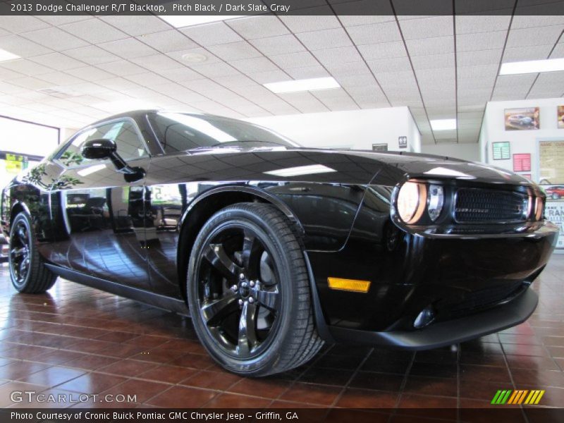 Pitch Black / Dark Slate Gray 2013 Dodge Challenger R/T Blacktop