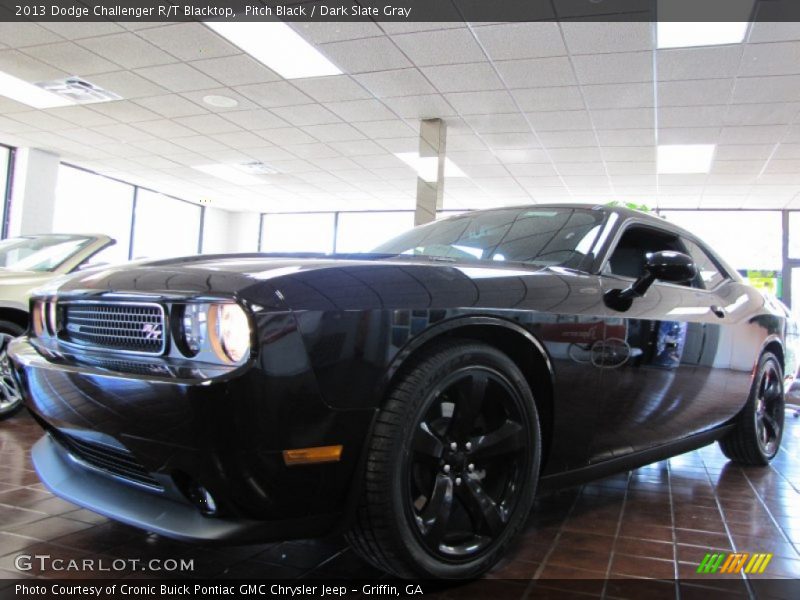 Pitch Black / Dark Slate Gray 2013 Dodge Challenger R/T Blacktop