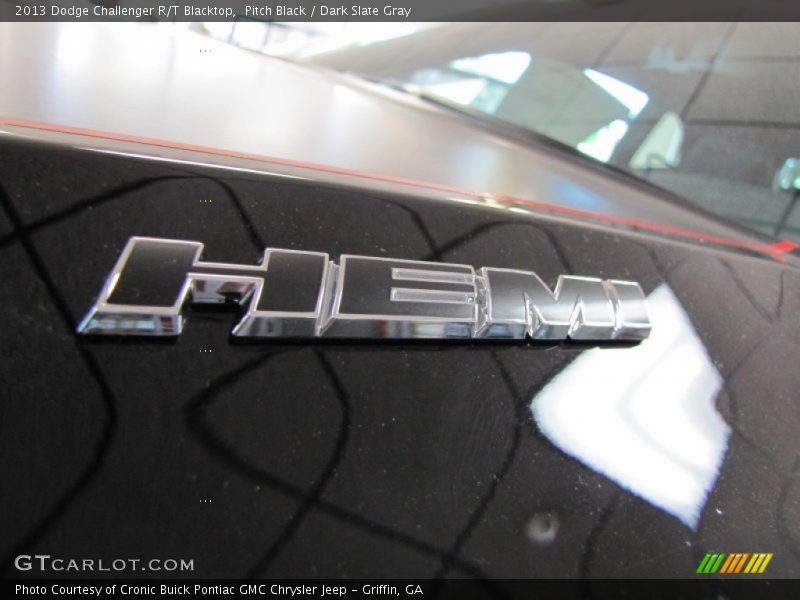 Pitch Black / Dark Slate Gray 2013 Dodge Challenger R/T Blacktop