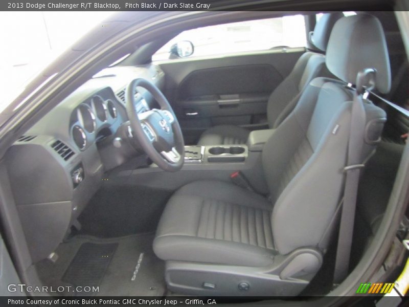 Pitch Black / Dark Slate Gray 2013 Dodge Challenger R/T Blacktop