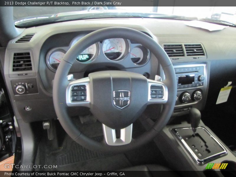 Pitch Black / Dark Slate Gray 2013 Dodge Challenger R/T Blacktop