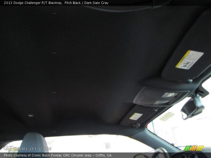 Pitch Black / Dark Slate Gray 2013 Dodge Challenger R/T Blacktop