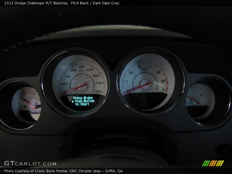 Pitch Black / Dark Slate Gray 2013 Dodge Challenger R/T Blacktop