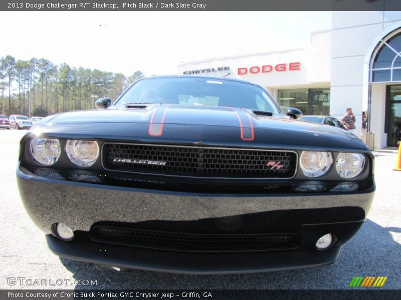 Pitch Black / Dark Slate Gray 2013 Dodge Challenger R/T Blacktop