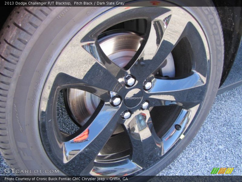 Pitch Black / Dark Slate Gray 2013 Dodge Challenger R/T Blacktop