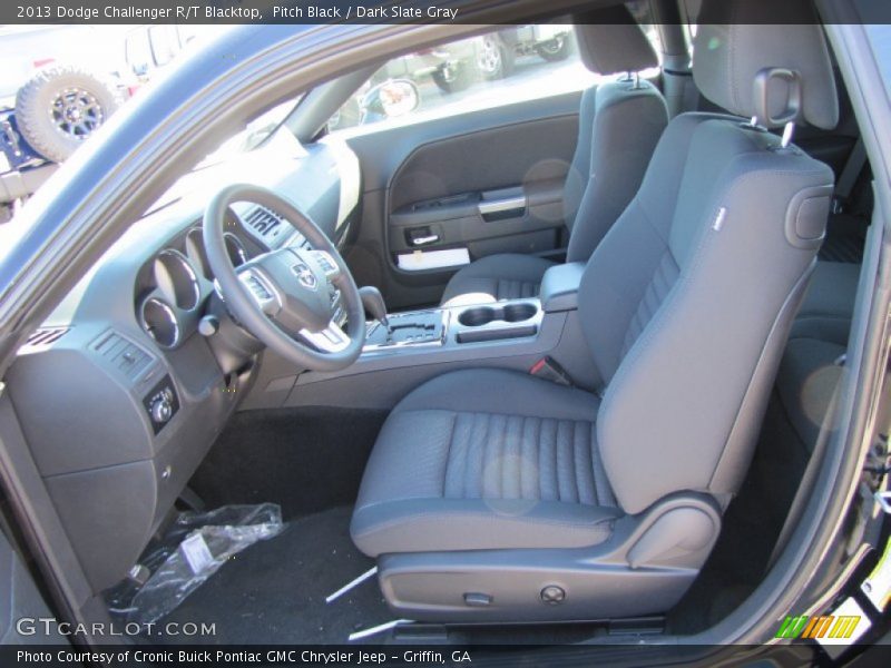 Pitch Black / Dark Slate Gray 2013 Dodge Challenger R/T Blacktop