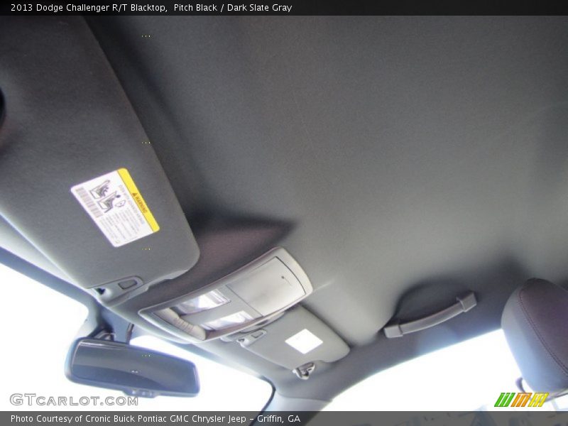 Pitch Black / Dark Slate Gray 2013 Dodge Challenger R/T Blacktop