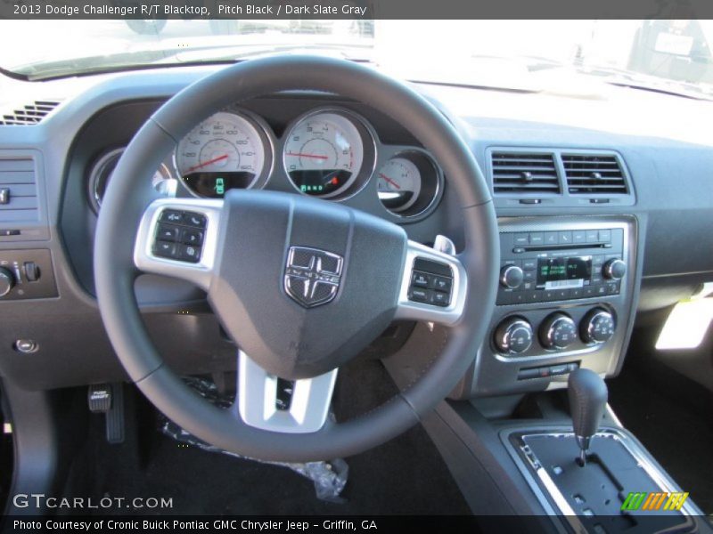 Pitch Black / Dark Slate Gray 2013 Dodge Challenger R/T Blacktop