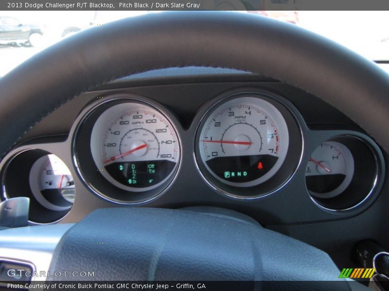 Pitch Black / Dark Slate Gray 2013 Dodge Challenger R/T Blacktop