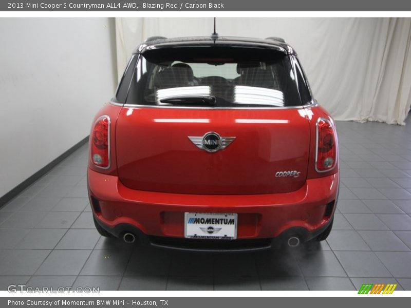 Blazing Red / Carbon Black 2013 Mini Cooper S Countryman ALL4 AWD