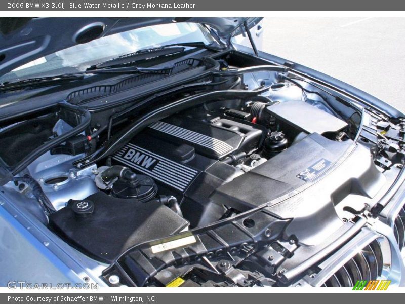 Blue Water Metallic / Grey Montana Leather 2006 BMW X3 3.0i