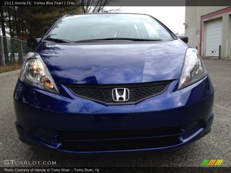 Vortex Blue Pearl / Gray 2011 Honda Fit