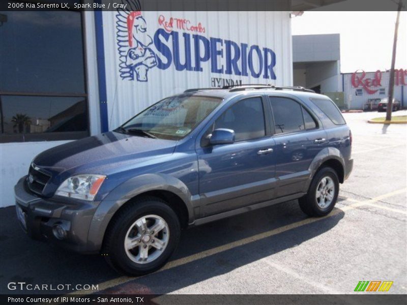 Spark Blue / Gray 2006 Kia Sorento LX