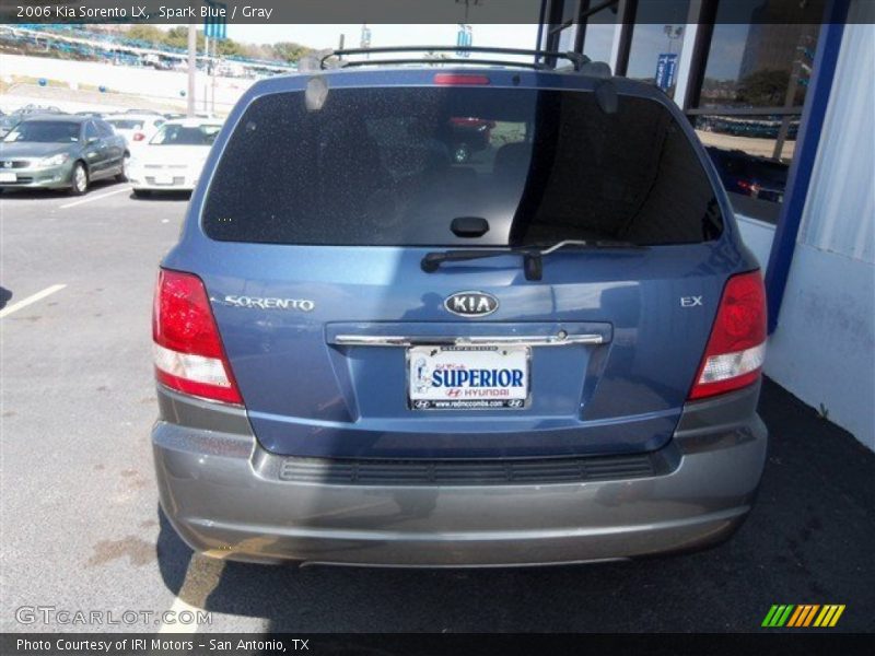 Spark Blue / Gray 2006 Kia Sorento LX