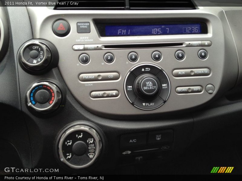 Controls of 2011 Fit 