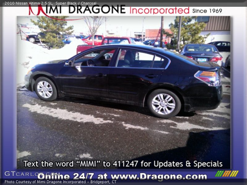 Super Black / Charcoal 2010 Nissan Altima 2.5 SL