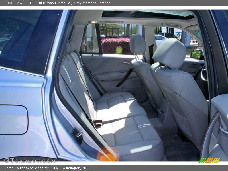 Blue Water Metallic / Grey Montana Leather 2006 BMW X3 3.0i