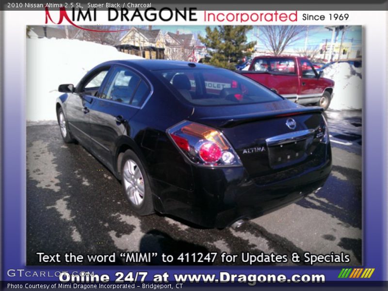 Super Black / Charcoal 2010 Nissan Altima 2.5 SL