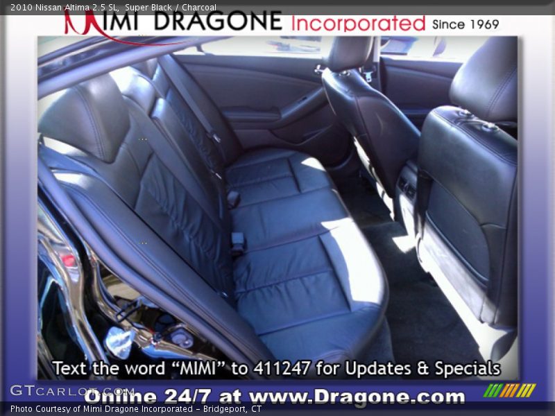 Super Black / Charcoal 2010 Nissan Altima 2.5 SL