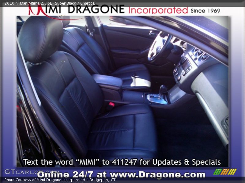 Super Black / Charcoal 2010 Nissan Altima 2.5 SL