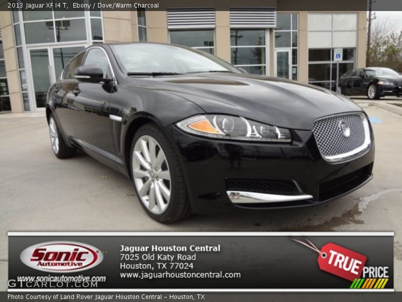 Ebony / Dove/Warm Charcoal 2013 Jaguar XF I4 T