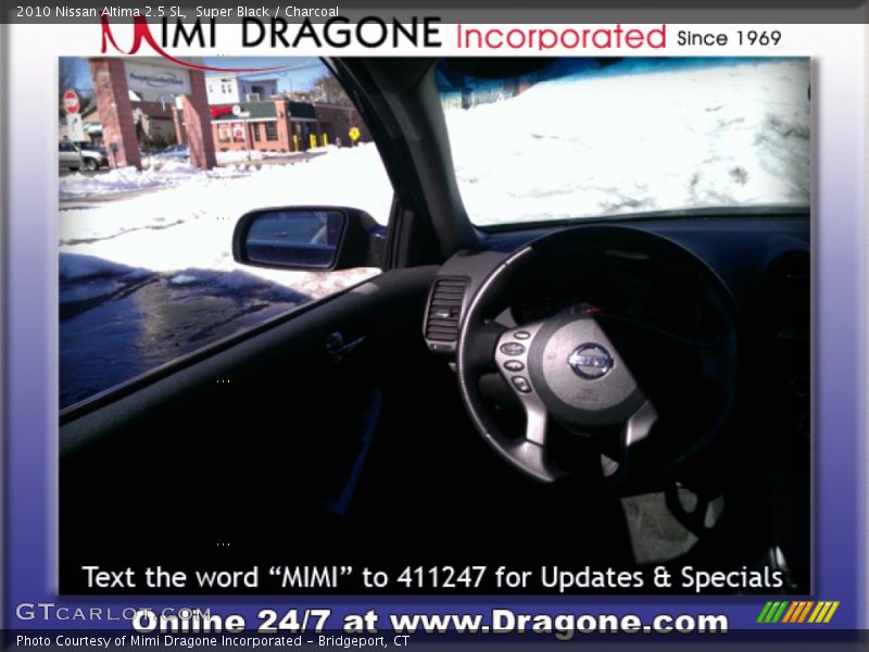 Super Black / Charcoal 2010 Nissan Altima 2.5 SL
