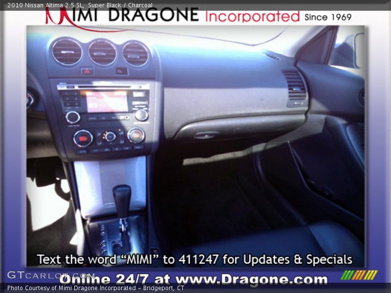 Super Black / Charcoal 2010 Nissan Altima 2.5 SL