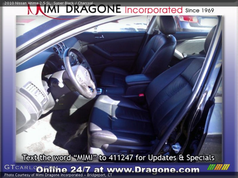 Super Black / Charcoal 2010 Nissan Altima 2.5 SL