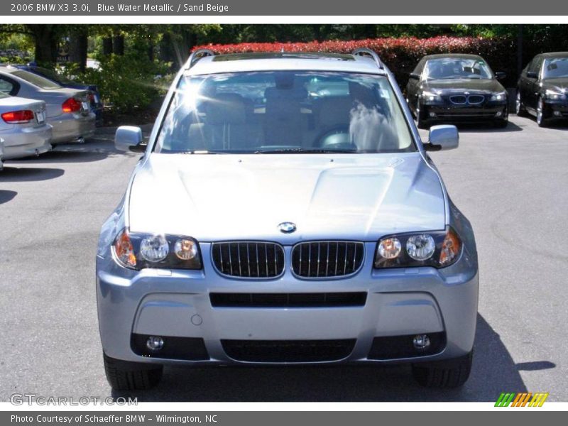 Blue Water Metallic / Sand Beige 2006 BMW X3 3.0i