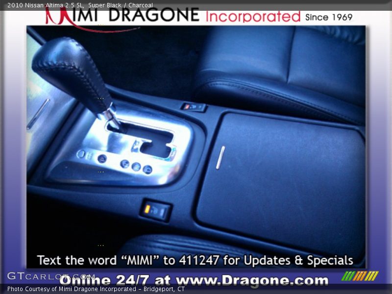 Super Black / Charcoal 2010 Nissan Altima 2.5 SL