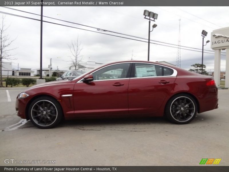  2013 XF Supercharged Carnelian Red Metallic