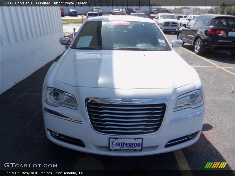 Bright White / Black 2012 Chrysler 300 Limited