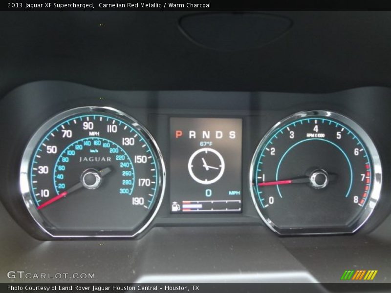  2013 XF Supercharged Supercharged Gauges