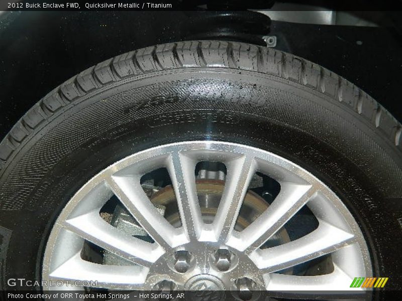 Quicksilver Metallic / Titanium 2012 Buick Enclave FWD