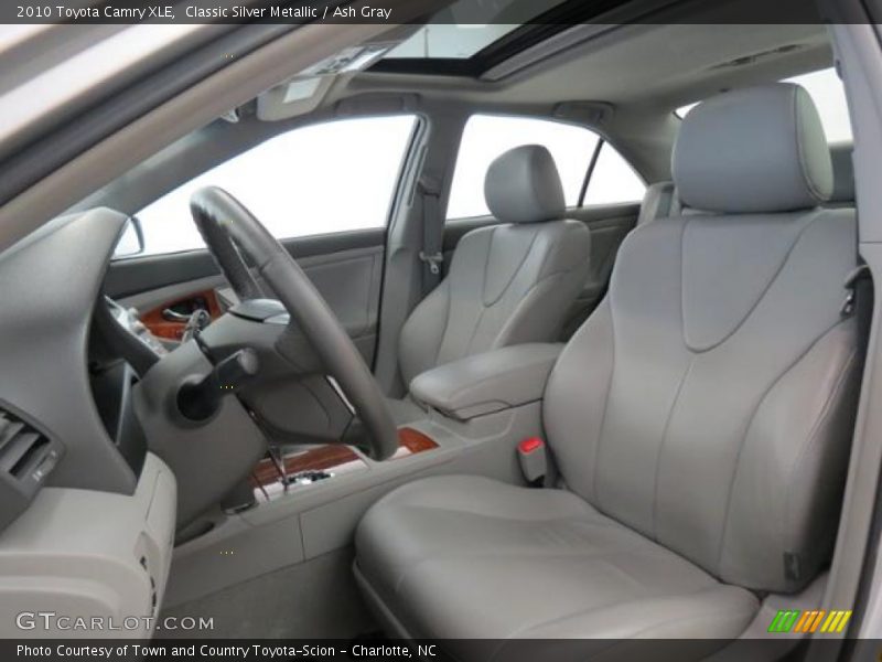 Front Seat of 2010 Camry XLE