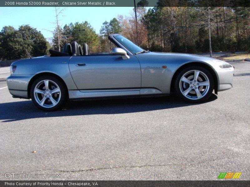 Chicane Silver Metallic / Black 2008 Honda S2000 Roadster