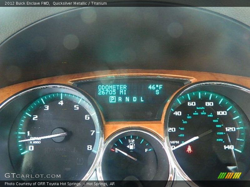 Quicksilver Metallic / Titanium 2012 Buick Enclave FWD