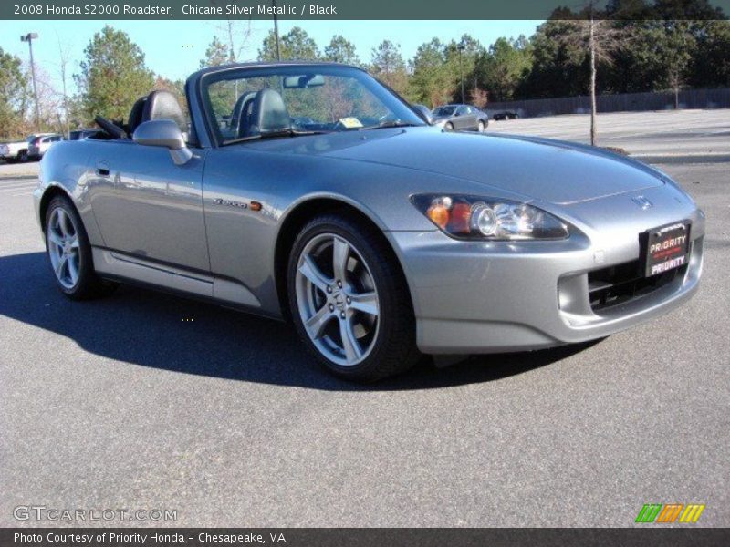 Chicane Silver Metallic / Black 2008 Honda S2000 Roadster