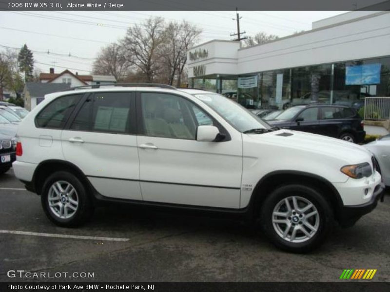 Alpine White / Beige 2006 BMW X5 3.0i